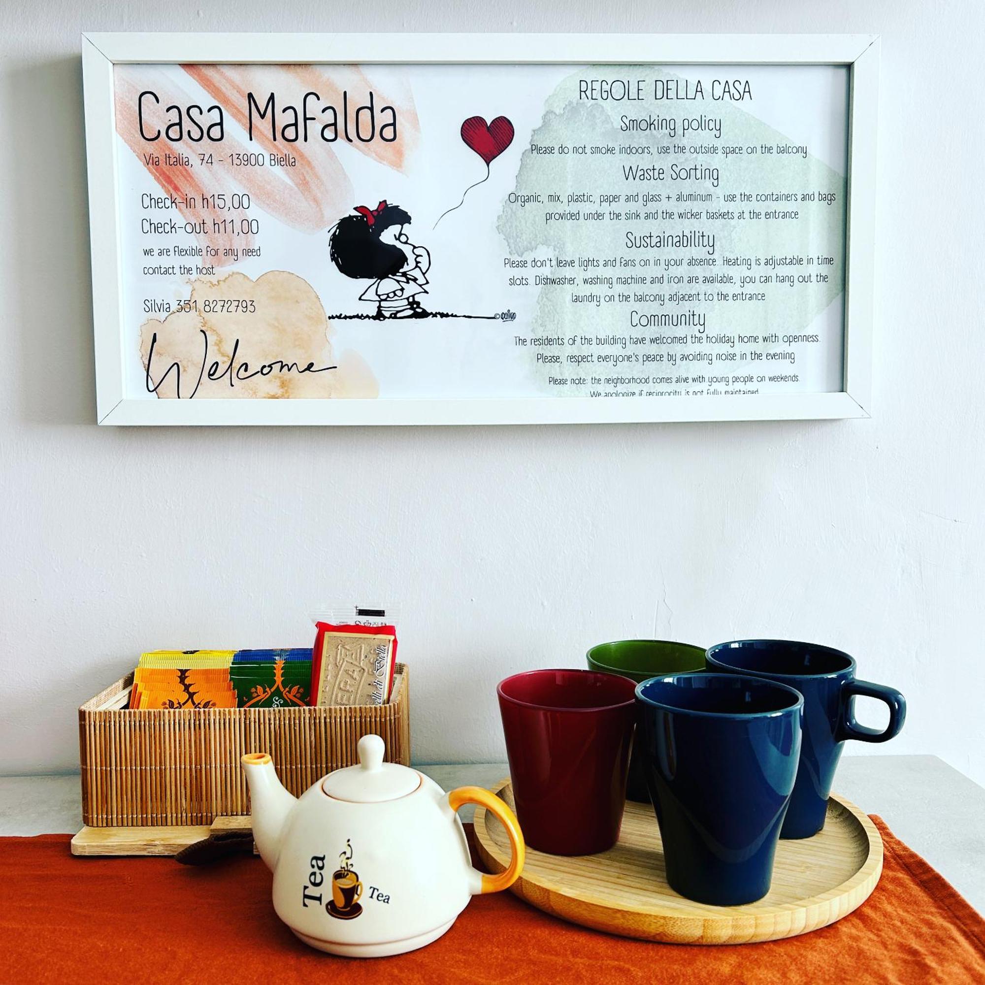 Casa Mafalda Trilocale In Centro Биелла Экстерьер фото